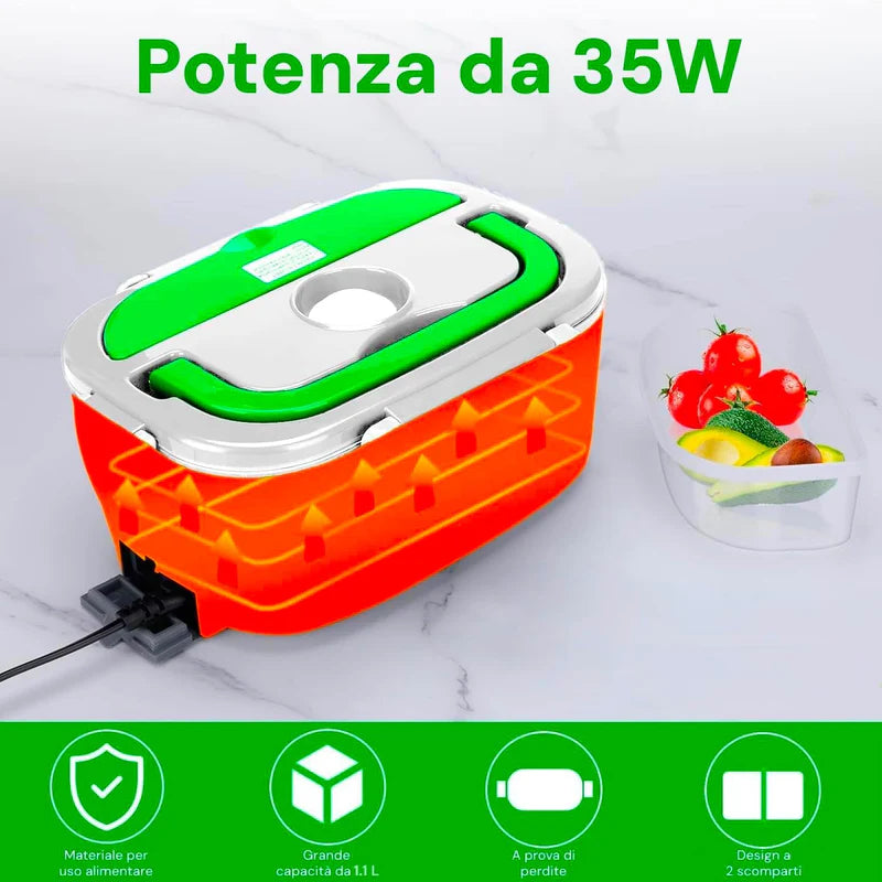 Lunch Box Elettrica Pranzo Caldo Ovunque
