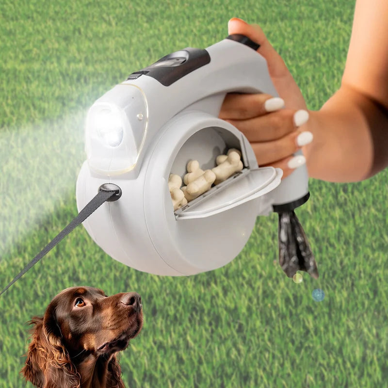 Guinzaglio Smart 6in1 per Cani - LED e Scomparti